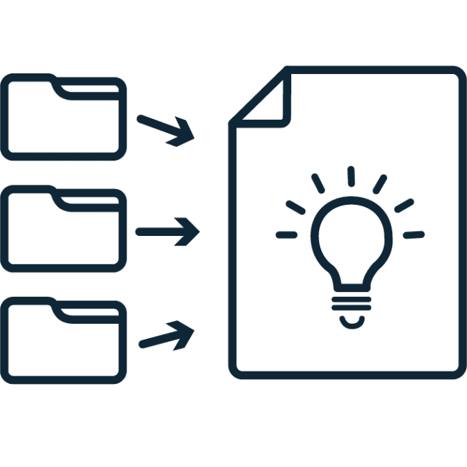 Icon – Data to information – Unisphere Data to information