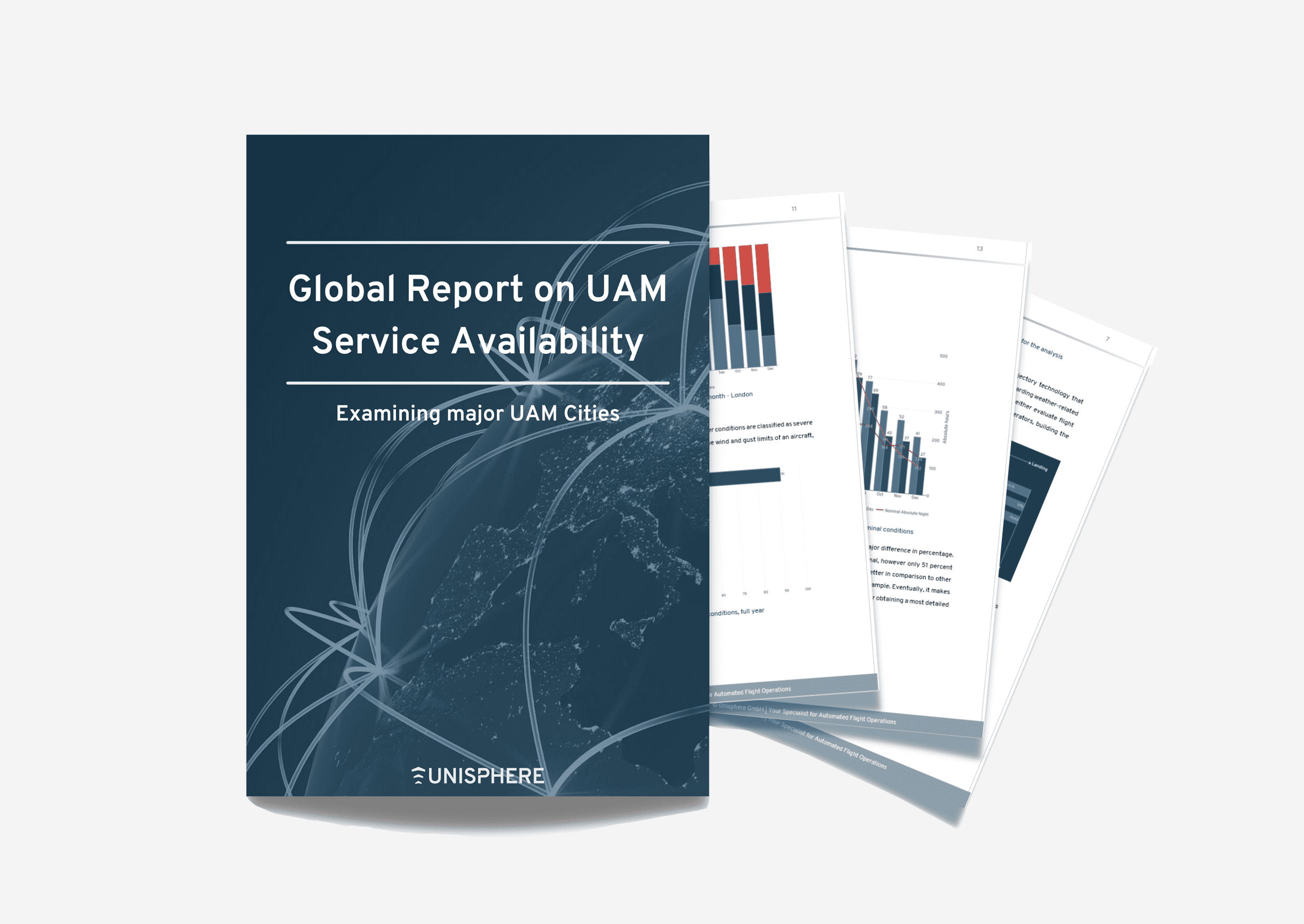 Global Report on UAM Service Availability Front Page w backpapers from Unisphere